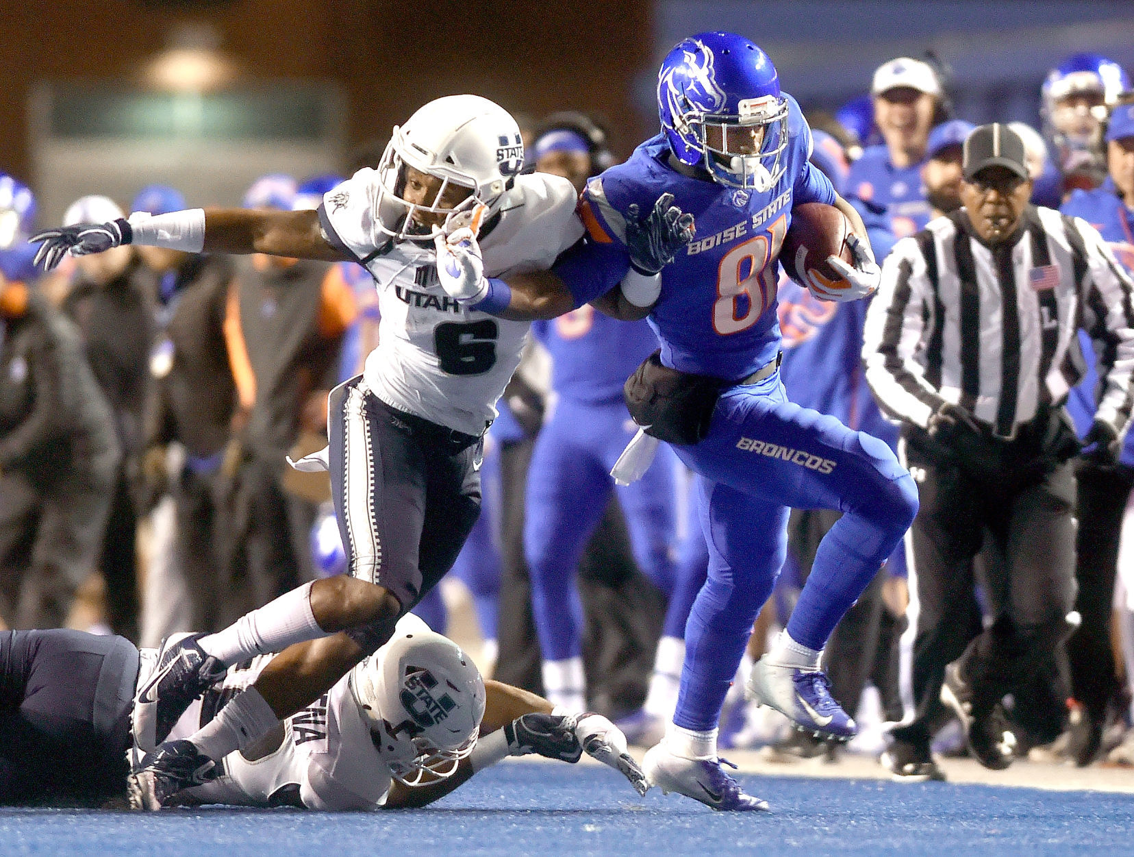 Football - Utah State Vs. Boise State